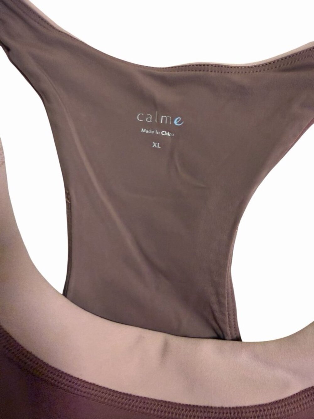 Johnny Was Calme Color Blocked Racerback Sports Bra Size XL NEW W/TAGS - Picture 3 of 5
